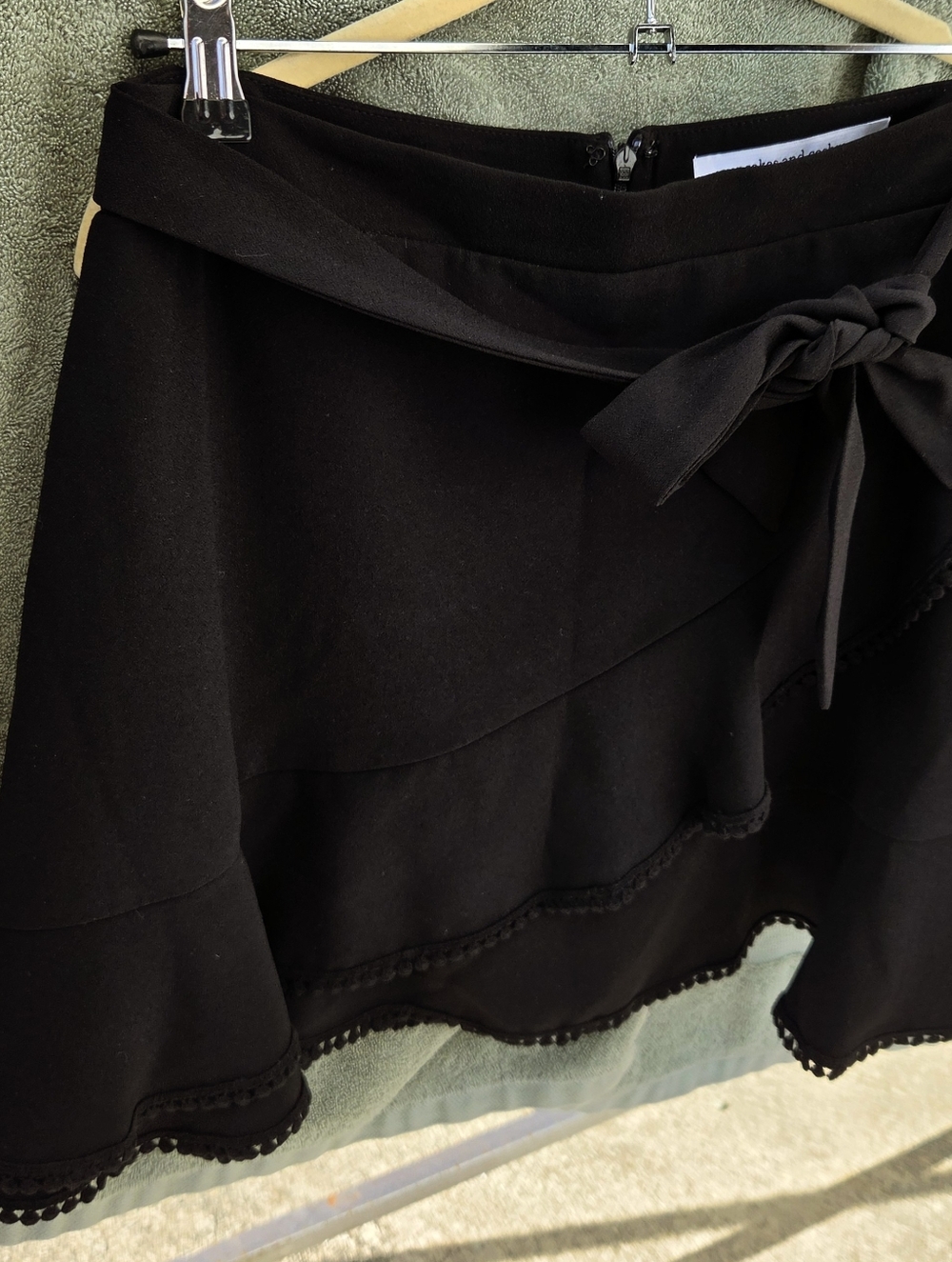 Black Wrap Skirt by CUPCAKES and CASHERE